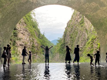 清津峡渓谷トンネルに投稿された画像（2022/8/21）