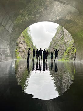 清津峡渓谷トンネルに投稿された画像（2022/8/21）