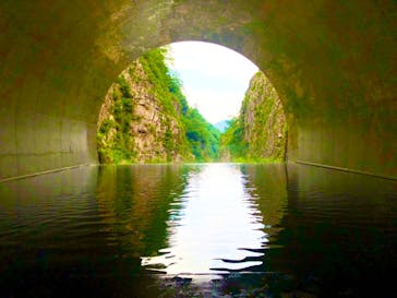 清津峡渓谷トンネルに投稿された画像（2022/8/23）