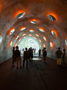 清津峡渓谷トンネルに投稿された画像（2022/8/14）