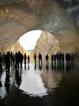 清津峡渓谷トンネルに投稿された画像（2022/10/30）