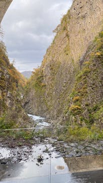 清津峡渓谷トンネルに投稿された画像（2022/10/30）