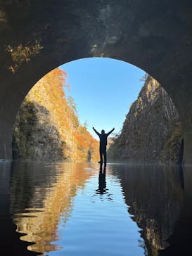 清津峡渓谷トンネルに投稿された画像（2022/11/3）