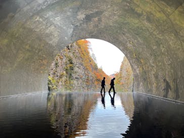 清津峡渓谷トンネルに投稿された画像（2022/11/3）