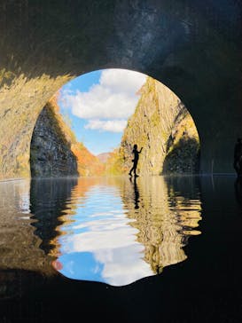 清津峡渓谷トンネルに投稿された画像（2022/11/3）