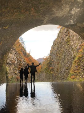 清津峡渓谷トンネルに投稿された画像（2022/11/3）