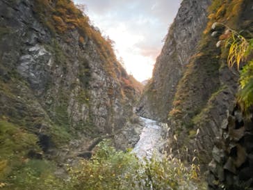 清津峡渓谷トンネルに投稿された画像（2022/11/4）