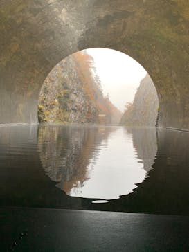 清津峡渓谷トンネルに投稿された画像（2022/11/4）