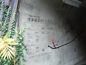 清津峡渓谷トンネルに投稿された画像（2022/11/4）