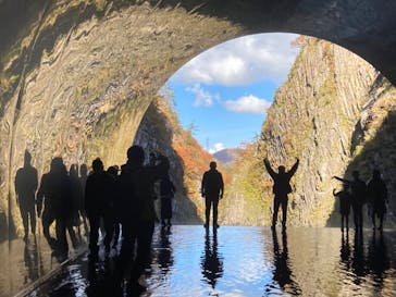 清津峡渓谷トンネルに投稿された画像（2022/11/4）