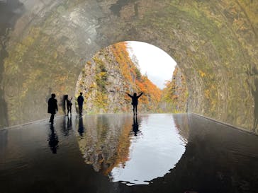 清津峡渓谷トンネルに投稿された画像（2022/11/4）