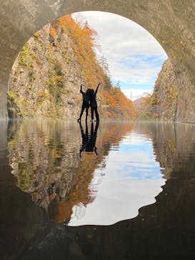 清津峡渓谷トンネルに投稿された画像（2022/11/5）