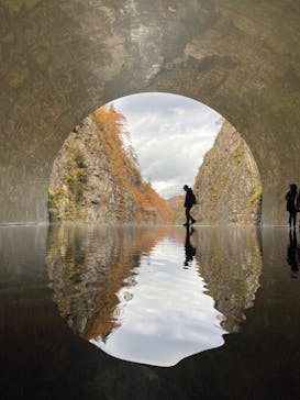 清津峡渓谷トンネルに投稿された画像（2022/11/5）