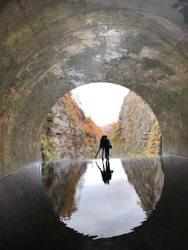 清津峡渓谷トンネルに投稿された画像（2022/11/5）