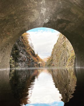 清津峡渓谷トンネルに投稿された画像（2022/11/5）
