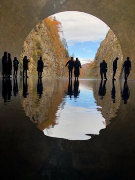 清津峡渓谷トンネルに投稿された画像（2022/11/5）