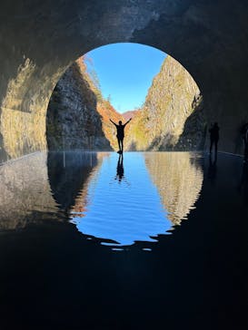 清津峡渓谷トンネルに投稿された画像（2022/11/6）