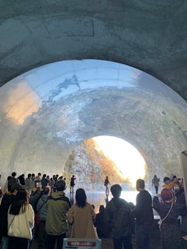 清津峡渓谷トンネルに投稿された画像（2022/11/6）