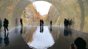 清津峡渓谷トンネルに投稿された画像（2022/11/6）