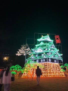 大阪城イルミナージュに投稿された画像（2022/11/26）