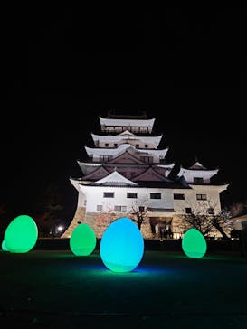福山城400年博-FUKUYAMA CASTLE EXPO 2022- RCC開局70年 「チームラボ 福山城 光の祭」に投稿された画像（2022/12/8）