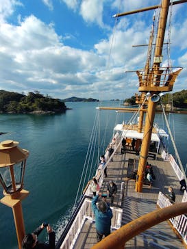 九十九島遊覧船に投稿された画像（2022/12/6）