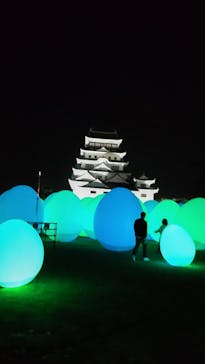 福山城400年博-FUKUYAMA CASTLE EXPO 2022- RCC開局70年 「チームラボ 福山城 光の祭」に投稿された画像（2022/12/13）