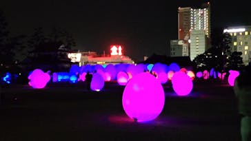 福山城400年博-FUKUYAMA CASTLE EXPO 2022- RCC開局70年 「チームラボ 福山城 光の祭」に投稿された画像（2022/12/13）