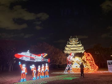 大阪城イルミナージュに投稿された画像（2022/12/13）