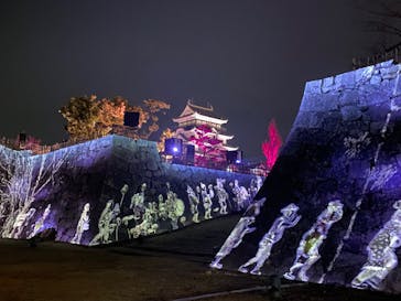 福山城400年博-FUKUYAMA CASTLE EXPO 2022- RCC開局70年 「チームラボ 福山城 光の祭」に投稿された画像（2022/12/21）