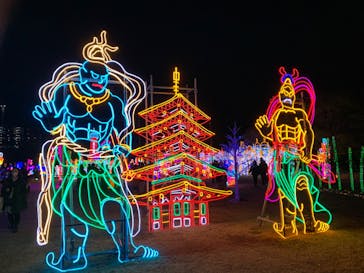 大阪城イルミナージュに投稿された画像（2022/12/24）