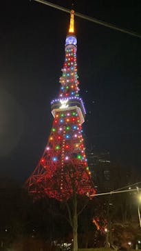 東京タワーに投稿された画像（2022/12/24）