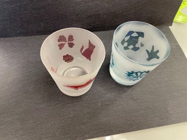 サンドブラスト本部教室 砂で削るガラス工芸教室に投稿された画像（2022/12/25）