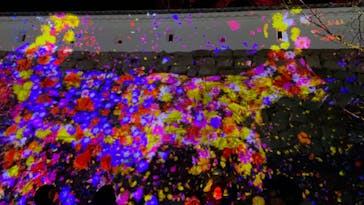 福山城400年博-FUKUYAMA CASTLE EXPO 2022- RCC開局70年 「チームラボ 福山城 光の祭」に投稿された画像（2022/12/30）