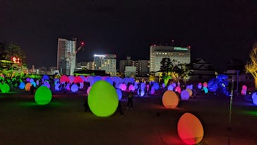 福山城400年博-FUKUYAMA CASTLE EXPO 2022- RCC開局70年 「チームラボ 福山城 光の祭」に投稿された画像（2022/12/31）