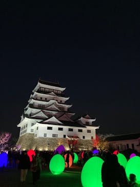福山城400年博-FUKUYAMA CASTLE EXPO 2022- RCC開局70年 「チームラボ 福山城 光の祭」に投稿された画像（2023/1/1）