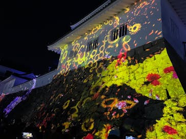 福山城400年博-FUKUYAMA CASTLE EXPO 2022- RCC開局70年 「チームラボ 福山城 光の祭」に投稿された画像（2023/1/2）