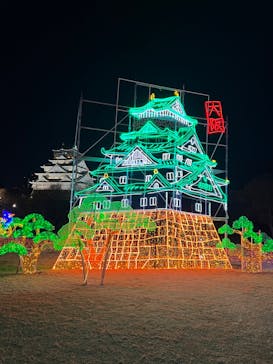 大阪城イルミナージュに投稿された画像（2023/1/3）