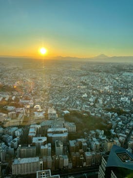 横浜ランドマークタワー 69階展望フロア スカイガーデンに投稿された画像（2023/1/3）