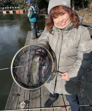 大安トラウトレイクに投稿された画像（2023/1/8）