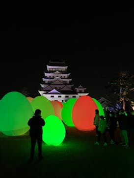 福山城400年博-FUKUYAMA CASTLE EXPO 2022- RCC開局70年 「チームラボ 福山城 光の祭」に投稿された画像（2023/1/9）