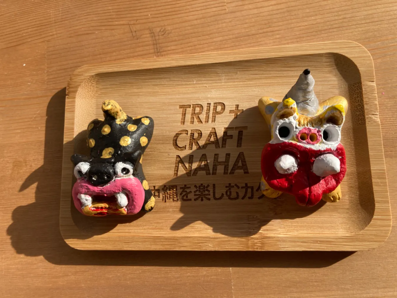 国際通り 体験工房 TRIP CRAFT NAHAの口コミ ｜シーサー作りと絵付けを