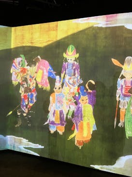 福山城400年博-FUKUYAMA CASTLE EXPO 2022- RCC開局70年 「チームラボ 福山城 光の祭」に投稿された画像（2023/1/18）