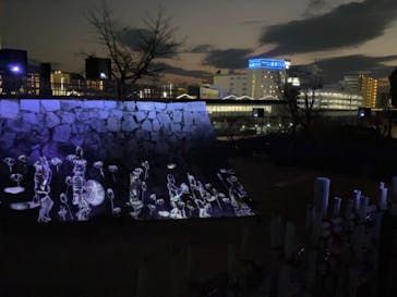 福山城400年博-FUKUYAMA CASTLE EXPO 2022- RCC開局70年 「チームラボ 福山城 光の祭」に投稿された画像（2023/1/19）