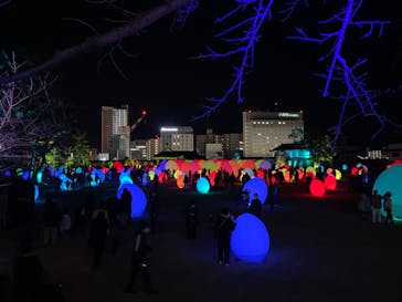 福山城400年博-FUKUYAMA CASTLE EXPO 2022- RCC開局70年 「チームラボ 福山城 光の祭」に投稿された画像（2023/1/21）