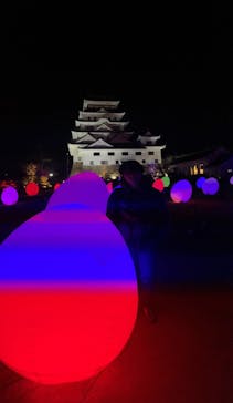 福山城400年博-FUKUYAMA CASTLE EXPO 2022- RCC開局70年 「チームラボ 福山城 光の祭」に投稿された画像（2023/1/28）