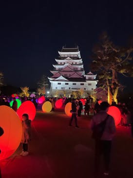 福山城400年博-FUKUYAMA CASTLE EXPO 2022- RCC開局70年 「チームラボ 福山城 光の祭」に投稿された画像（2023/1/29）