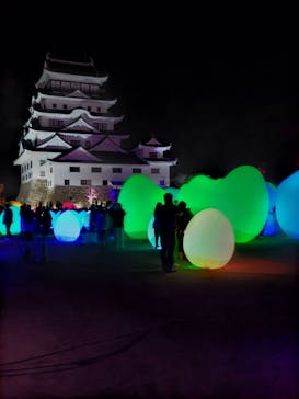 福山城400年博-FUKUYAMA CASTLE EXPO 2022- RCC開局70年 「チームラボ 福山城 光の祭」に投稿された画像（2023/1/29）