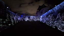 福山城400年博-FUKUYAMA CASTLE EXPO 2022- RCC開局70年 「チームラボ 福山城 光の祭」に投稿された画像（2023/1/30）