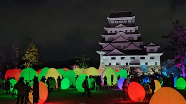 福山城400年博-FUKUYAMA CASTLE EXPO 2022- RCC開局70年 「チームラボ 福山城 光の祭」に投稿された画像（2023/1/30）